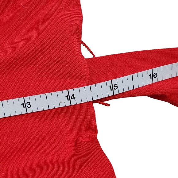 Sugarlips Mariana Midi Sleeveless Red Jersey Knit Dress Women's Medium NWT Chic - Picture 11 of 12